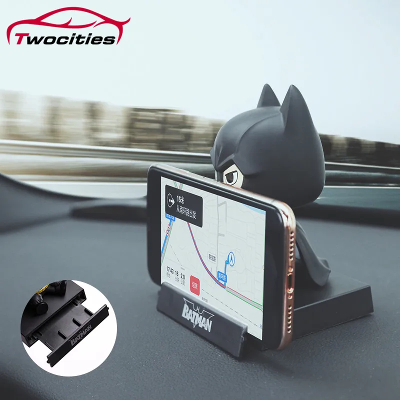 

mobile phone holder for car support smartphone voiture Car Decoration Head Shaking Toy doll Auto Dashboard Ornament accessories