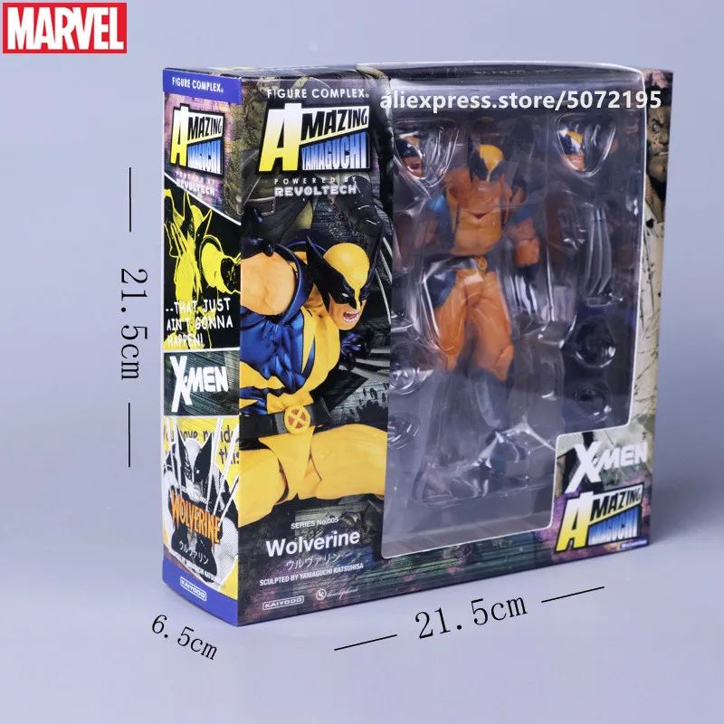 

Hasbro MARVEL Avengers X-Men Wolverine Logan Howlett Multiple joints can rotate PVC Collectible Model Doll Model toys