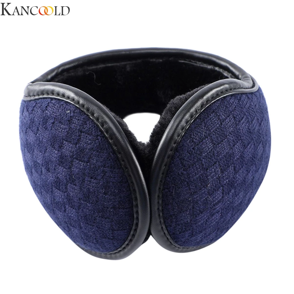 KANCOOLD, зимние наушники, складные наушники для ушей, задняя часть, замшевые, бархатные, теплые, плюшевые, регулируемые наушники