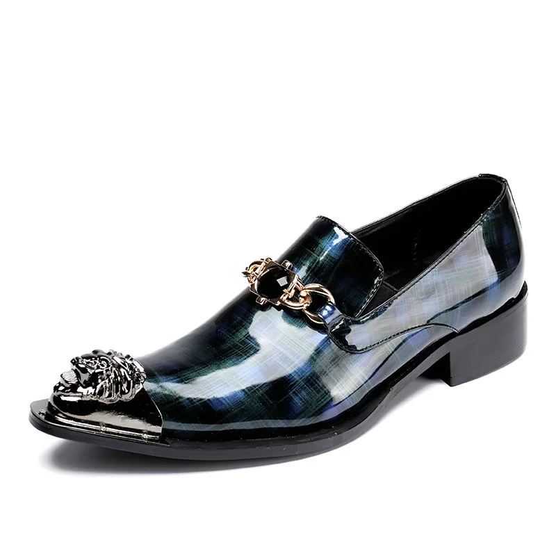 

Tenis Masculino Adulto men's Shoes Genuine Leather British Style Pointed Fashion Men Shoes Loafers