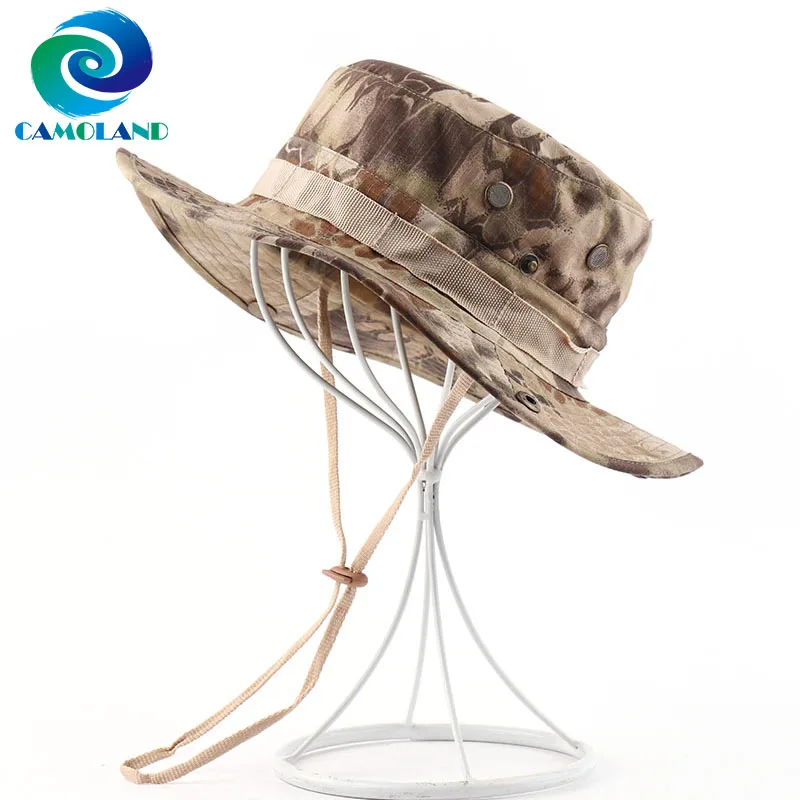 Камуфляжная шапка для мужчин CAMOLAND армейская камуфляжная Панама тактическая