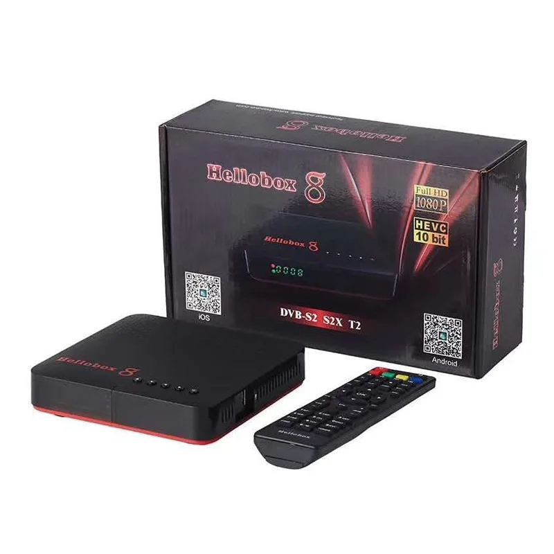 

Network Set-top Box hellobox 8 TV Box DVB-S2x T2 TV Box Automatic bissky WiFi