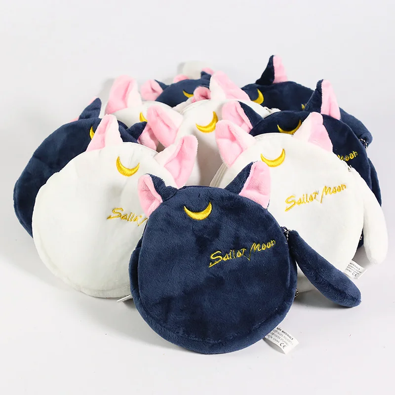 Аниме card captor sakura sailor moon плюшевые luna cat косметичка для макияжа сумка чехол костюм 10 шт./лот