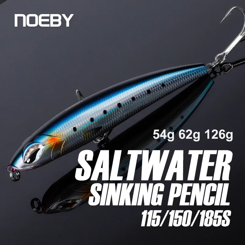 Фото Рыболовная приманка-карандаш Noeby, 115 мм, 54 г, 150 мм, 62 г, 185 мм, 126 г №1