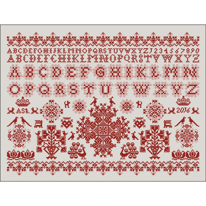 

ZZ4195 For Needlework Kit NOT PRINTED Cross Stich Painting Set Cross Stitch Kits Cross-stitch Embroidery Set Stitch Kits Cross