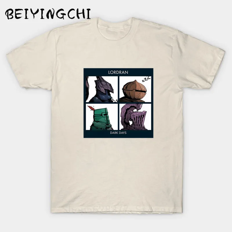 

Man Dark Souls Praise The Sun Game T-Shirts Novelty O Neck Short Sleeved Clothes Purified Cotton team Tee Shirt Printing T Shirt