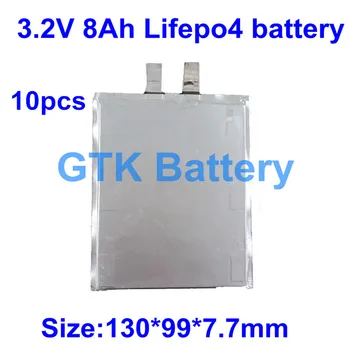 

10pcs 3.2v 8Ah lifepo4 cell 3.2v 8000mah batterys for DIY 48v 24v 12v power electronic tools motor storage battery pack