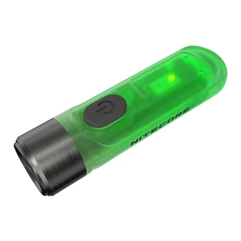 

Original NITECORE TIKI GITD LED Flashlight 300 Lumens MINI Futuristic Keychain Light USB Rechargeable Glow-in-the-Dark Version