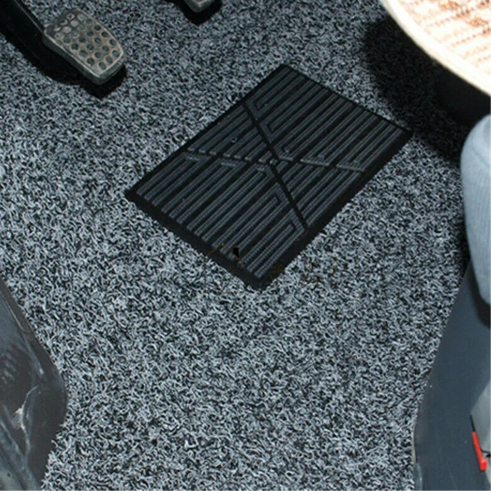 1pc Waterproof Black Rubber Car Floor Carpet Pad Heel Foot Mat Pedal Patch Cover