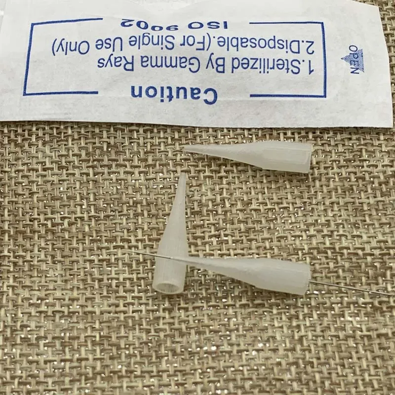 100 шт 1RL одноразовые насадки для татуажа иглы бровей колпачки перманентного