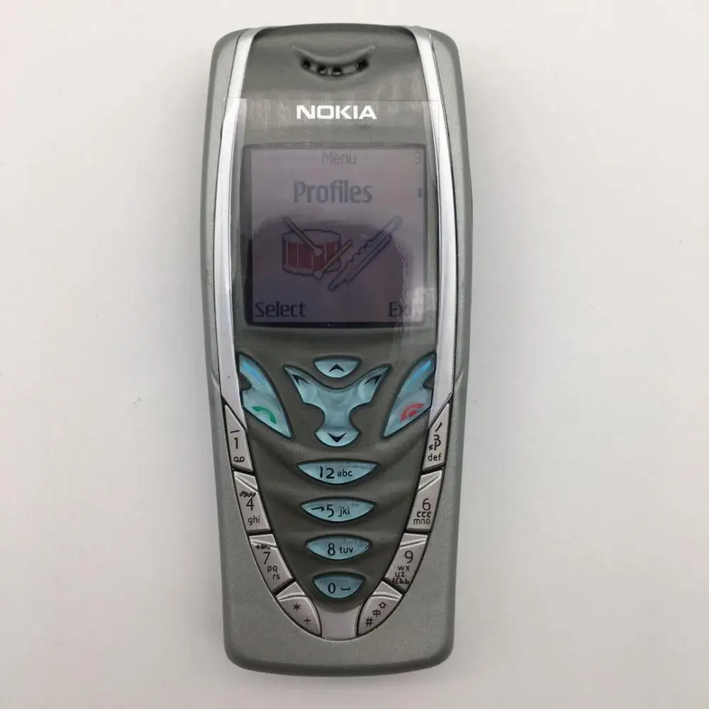 7210 Original Nokia 7210 Mobile Phone Old Cheap Phone Orange color Refurbished free shipping