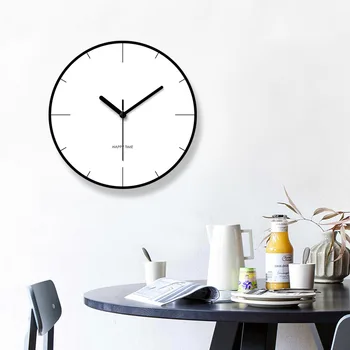 

Silent Wall Clocks ,12 Inch Nordic Modern Minimalist Design Fashion Quartz Wall Clocks,Home Decor