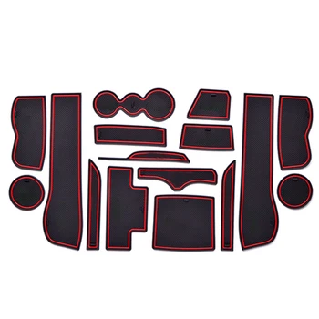 

for Volkswagen Golf SV Sportsvan 2014-2018 Anti-Slip Rubber Cup Cushion Door Groove Mat VW 2015 2016 2018 Accessories Stickers