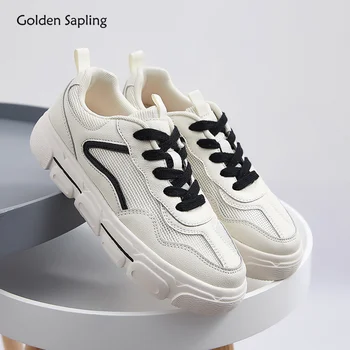 

Golden Sapling Breathable Women's Sneakers for Jogging Fitness Summer New Air Mesh Women Running Shoes Retro Platform Sport Shoe