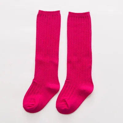 Детские хлопковые гетры - Цвет: hot pink