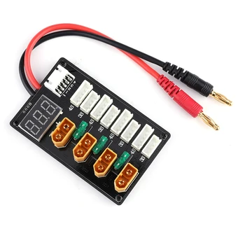 

4S LiPo Batteries Parallel Charging Board XT60 Banana Plug B6 Charger Remote Control Accessories RC Models Parts