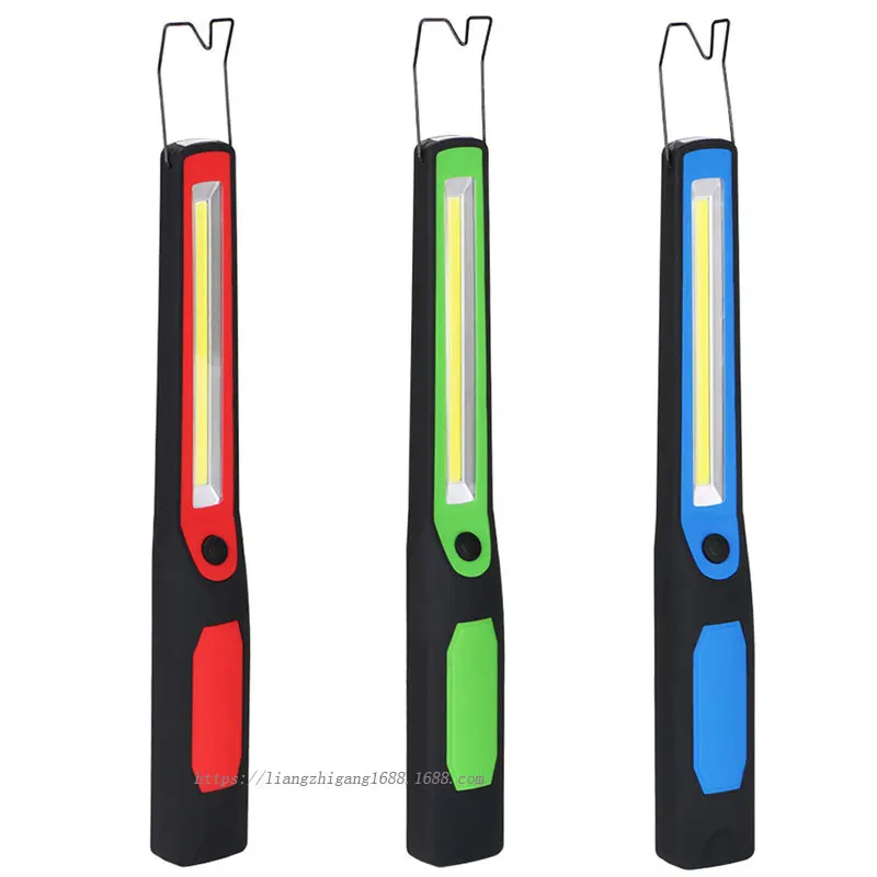 

2018 New Style USB Rechargeable Flashlight Cob Work Light Outdoor Emergency Lamp Inspection Lamp