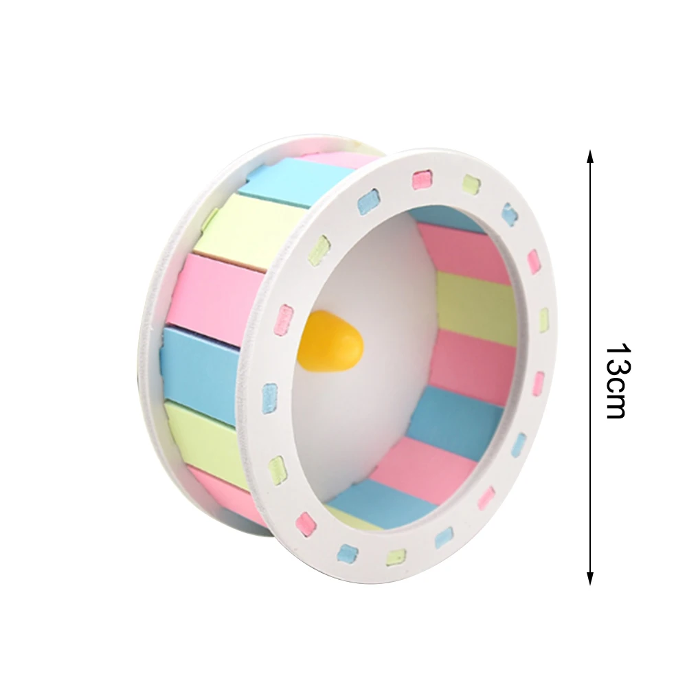 Pet Hamster Guinea Pig Running Wheel Cute Silent Roller Sports Round Wheel Hamster Cage Accessories Exercise Wheel for Pet Toy