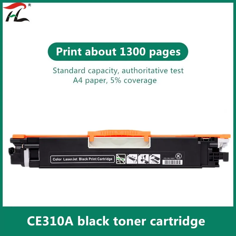 

1PCS CE310 CE310A -313A 126A 126 Compatible Color Toner Cartridge For HP LaserJet Pro CP1025 M275 100 Color MFP M175a M175nw
