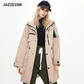 

Jia Zehua Autumn New Products Ins Casual Windbreaker Women Mid-Length Ou Huo Short-Height Handsome Workwear Coat Female -50