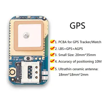 

ZX612 GPS Tracker Positioner Locator SOS Alarm Web APP Tracking PCBA For Kid Pet