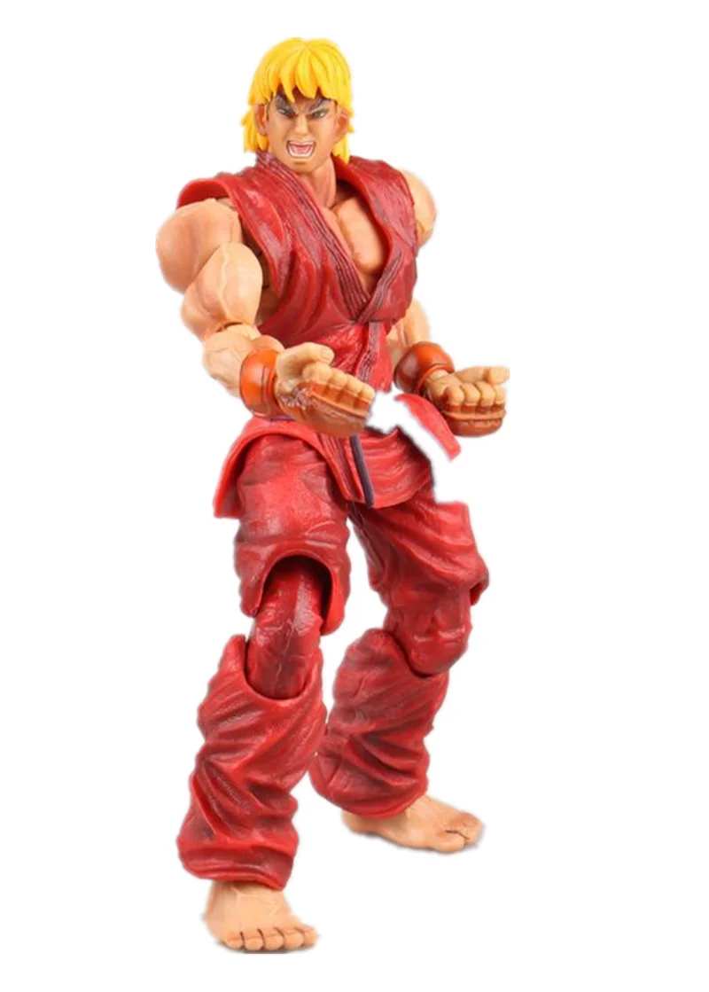 Игра Super streetsfightors IV Play Arts Kai Ken Super streetsfightors 4 Ken Ryu Guile игрушки куклы модель фигурка украшение
