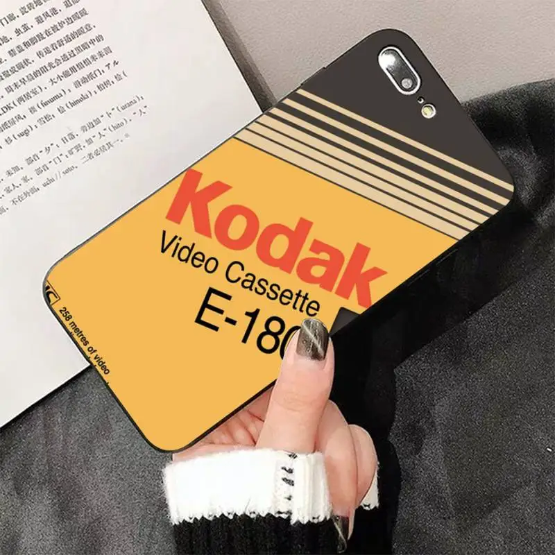 TOPLBPCS Japanese brand film Fashion Soft Kodak Black Cell Phone Case for iPhone 8 7 6 6S Plus X 5 5S SE 2020 XR 11 pro XS MAX