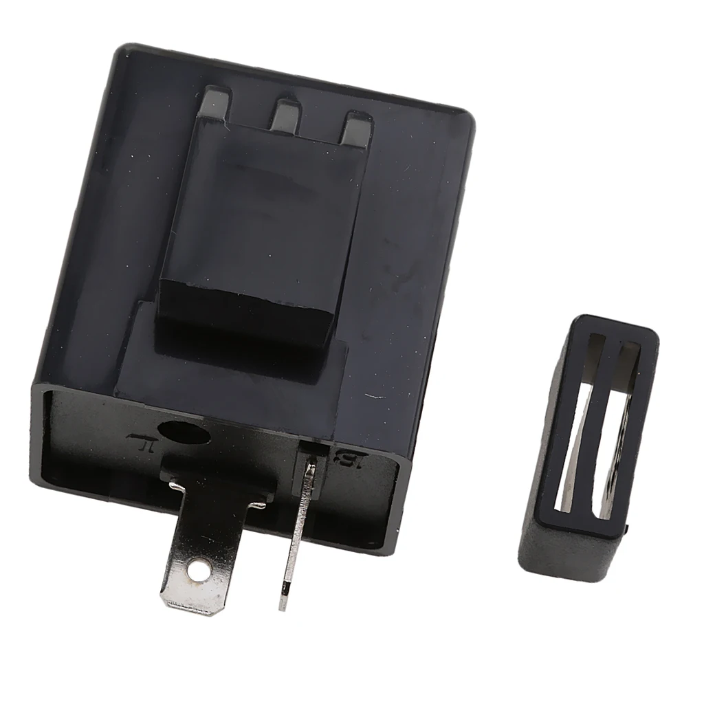 LED Flasher DC 6-12V 2-Pin Universal for Motorbike Blinker Electronic Flasher Relay Beeper Fix Flash Motorcycle Motorbike