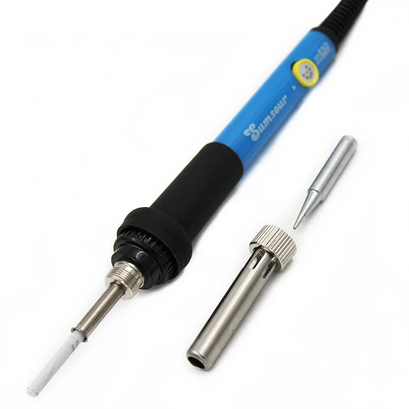 

Soldering Iron 60W Adjustable Temperature Electric Solder Iron Rework Station Mini Handle Heat Pencil Welding Repair Tools