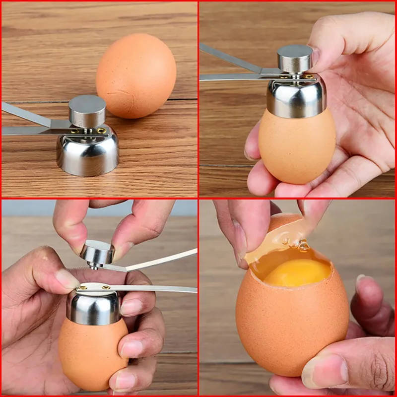 HW ножницы для открывания яиц из нержавеющей стали в виде ракушки резак молоток сырое яйцо крекер сепаратор открывалка для яиц кухонные инструменты