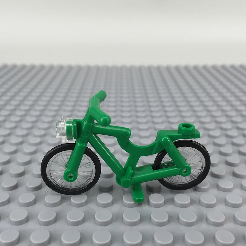 Single Legoingly Figure Accessories Building Block MOC Bicycle Bike Kit Brick Child DIY Toy Gift (7)