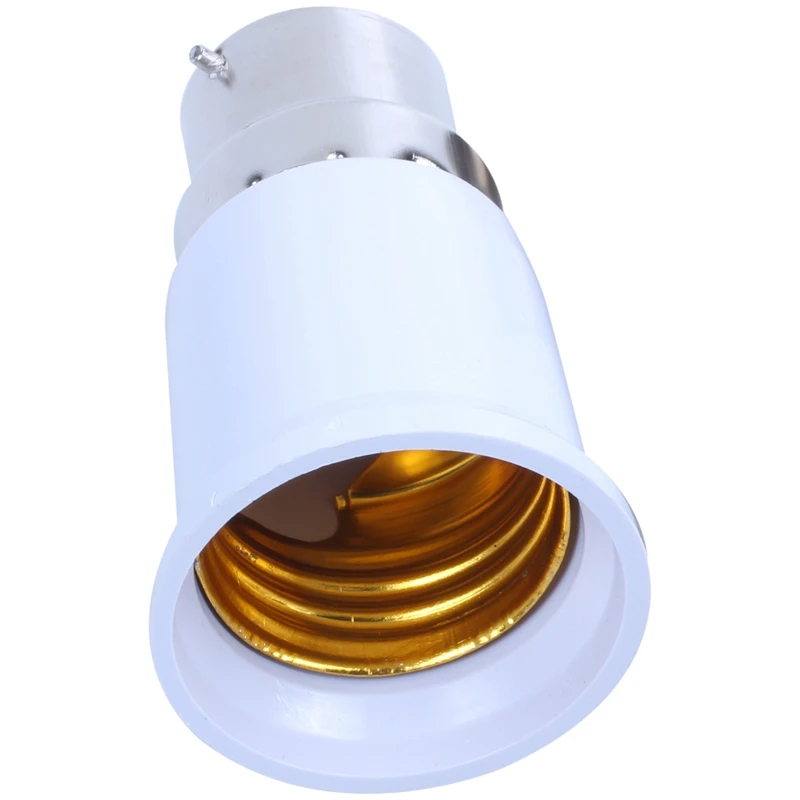 

6 x Bayonet BC Cap B22 To E27 ES Edison Screw Light Bulb Lamp Base Socket Converter Extender Adaptor Holder Fitting 220-240V [En