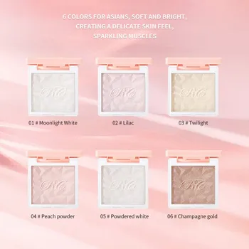 

Luminous Powder Brighten Makeup Long-lasting Waterproof Smudge-proof Face Maquiagem Highlighter Presses Powder Cosmetic