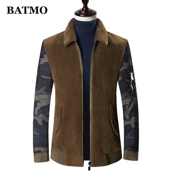 

BATMO wool jackets men ,new arrival thicked wool coat,plus-size M-XXXL