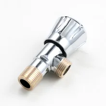 Классический Ванная комната аксессуар латунь 1/2*1/2 Интерфейс круглый Угловой Клапан