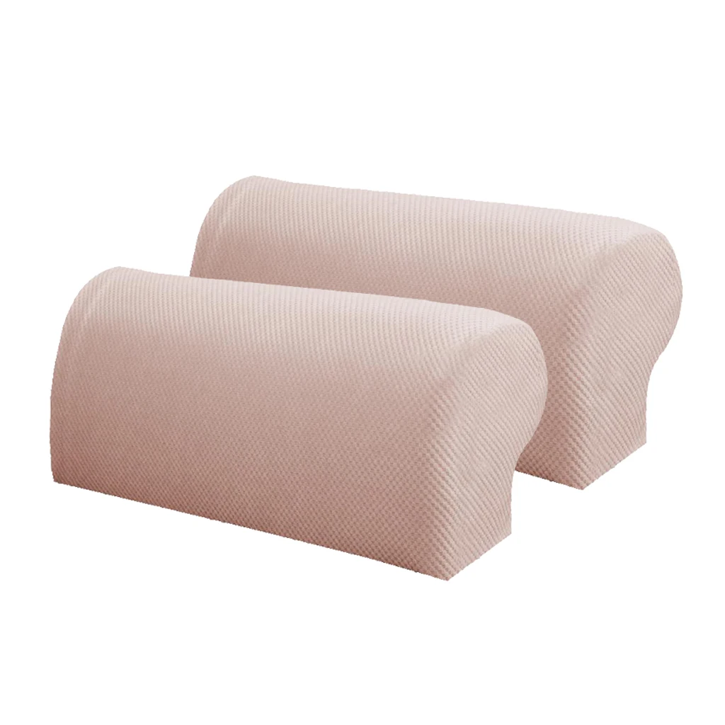 2Pcs Stretch Sofa Armrest Cover Couch Armrest Cover Anti-Slip Furniture Protector Couch Arm Protectors Sofa Arm Protector