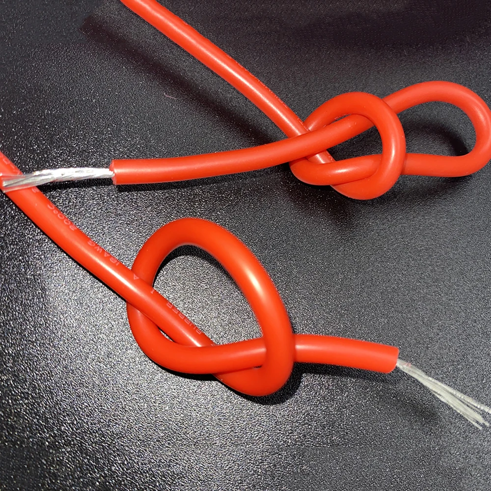 20KV Red Soft Silicone cable Super soft high voltage resistant silicone wire 0.5 0.75 1 1.5 square oil | Обустройство дома