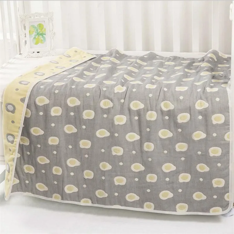 120*150 см хлопок 6 слоев детское спальное Одеяло Лето Кондиционер хлопок одеяло постельные принадлежности детское одеяло - Цвет: AS THE PHOTO