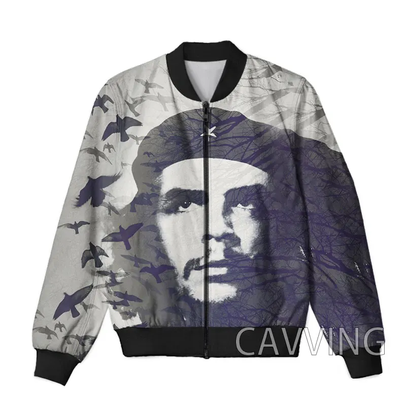 CAVVING 3D Printed  Che Guevara   Zipper Bomber Jackets Men Overcoat Mens Coat Zip Up Jackets for Women/Men 5