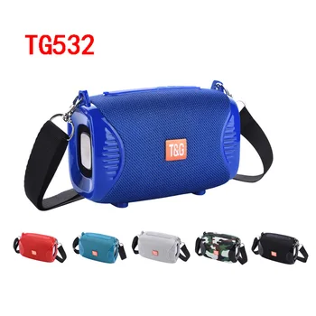 

TG532 portable wireless bluetooth speaker bass waterproof subwoofer stereo FM radio TF AUX USB portable outdoor mini speaker