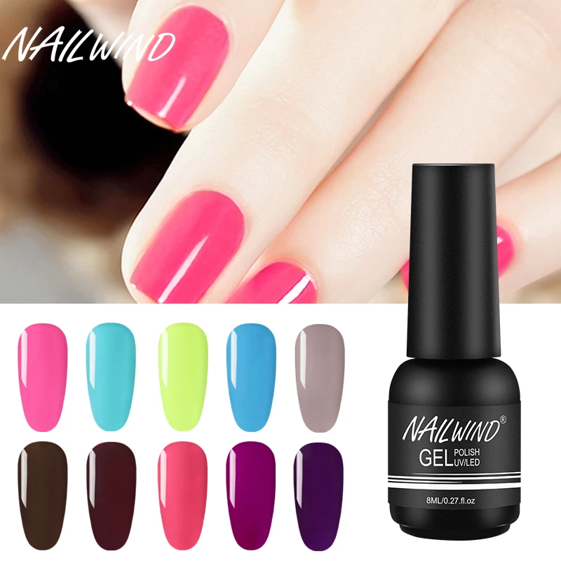 УФ гель для ногтей 8 мл полуперманентный Гель лак чистых цветов лампа маникюра