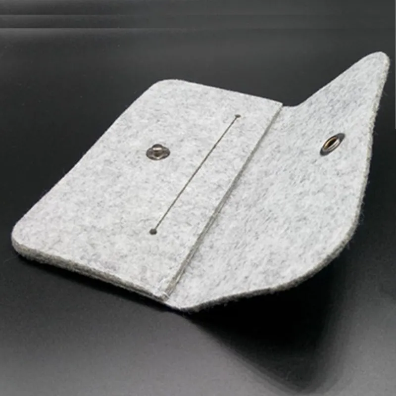 

New Style Korean-style Multi-color Felt Wallet Magnetic Snap Nonwoven Fabric Purse Casual Customizable Logo Ten Yuan Store Goods