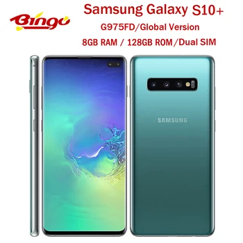

Samsung Galaxy S10+ S10 Plus G975FD Dual SIM Unlocked Mobile Phone Exynos 9820 Octa Core 6.4" 16MP&Dual 12MP 8GB&128GB ROM NFC