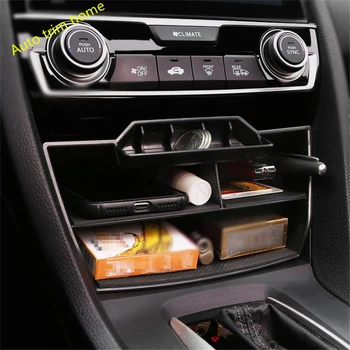

Center Storage Pallet Container Box Phone Holder Tray Covers Fit For Honda Civic 2016 - 2020 / With USB Extension Cable