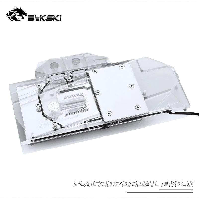 Best Price Bykski N-AS2070DUAL EVO-X GPU Water Cooling Block for ASUS DUAL RTX2070 EVO