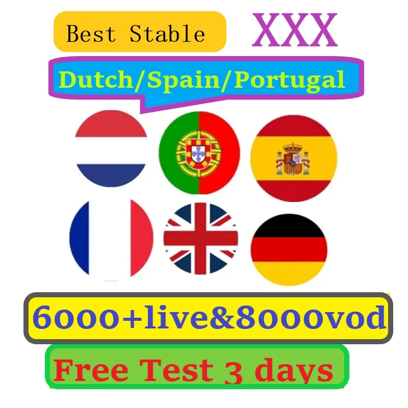 IPTV подписка Full HD Европейский французский итальянский польский немецкий Арабская, английская код IPTV 6000+ акция+ взрослый 1/3/6/12/месяц