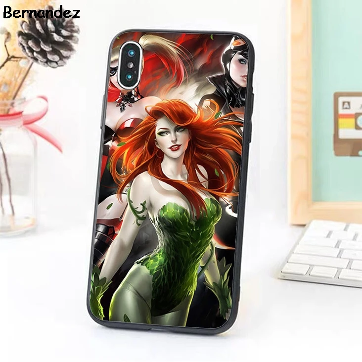 Чехол для телефона из ТПУ Bernandez чехол iPhone 5 5S SE 6 6s 7 8 plus X XR Xs Max poid Ivy и Harley Quin |