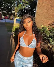 Mechones de pelo humano Remy con Perla Negra y ondas profundas, mechones de 30 pulgadas con cierre, 3 mechones