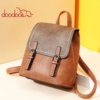 

Bag Girls The New fashion Korean version backpack Retro Contrast backpack Travel bag