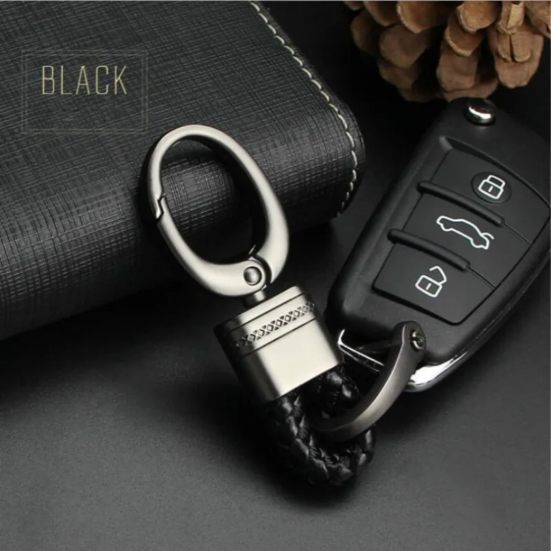 Car Key Holder Key Rings Key Chain Hand Woven Creative Keychain Car Keyring Gift 
